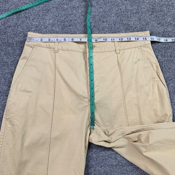 Lauren Ralph Lauren Pants Womens 6 Butter Cotton Blend Stretch Wide Leg Cropped - Picture 3 of 9